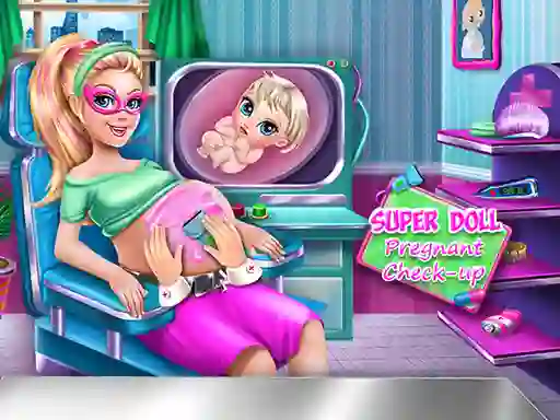 თამაში Super Doll Pregnant Check-Up ონლაინ