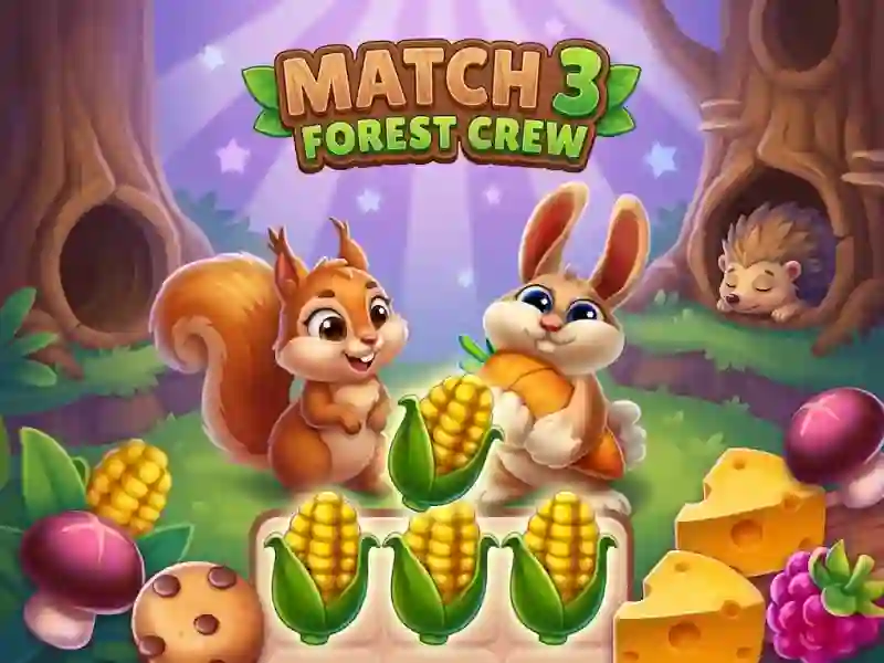 Match 3 Forest Crew — free online game