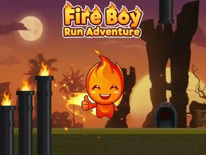 Fire Boy Run Adventure — free online game