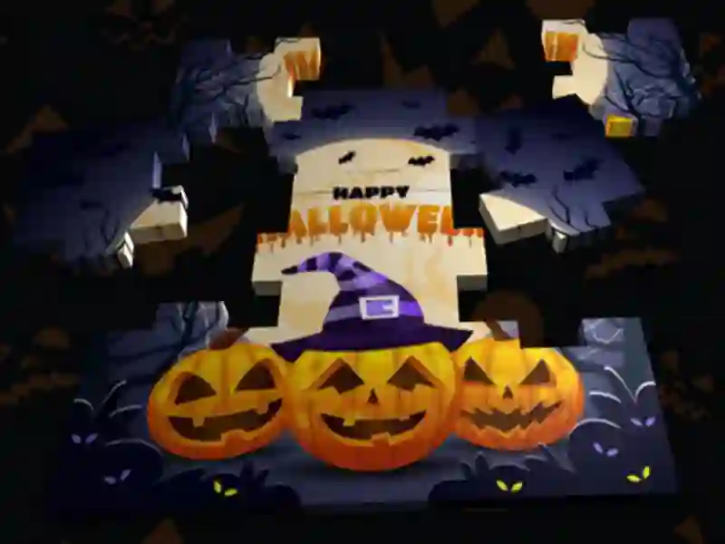 3D Halloween Jigsaw — free online game