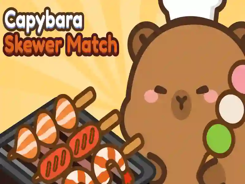 Capybara Skewer Match — free online game
