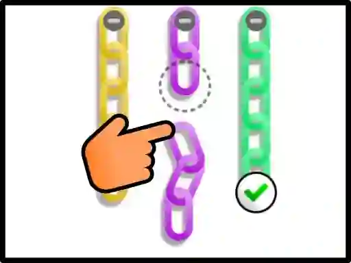 chain color sort — free online game