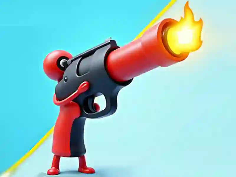 Permainan Human Stickman Gun talian