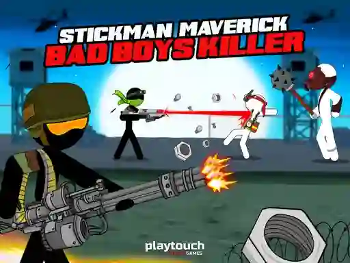 Stickman maverick bad boys killer — free online game