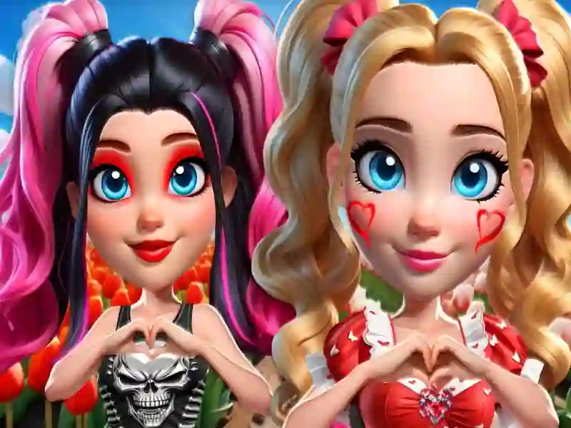 Vibrant Hearts Glamour vs Punk — free online game