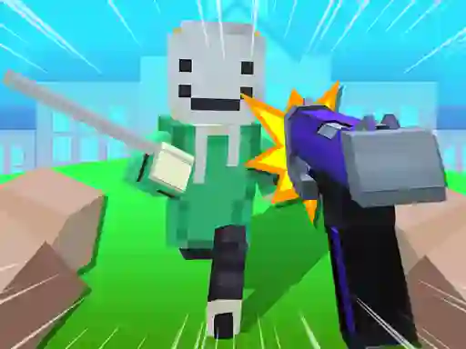Cluiche Block Craft 3D - School ar líne