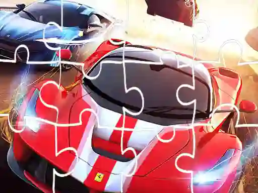 Racing Crash Jigsaw — free online game