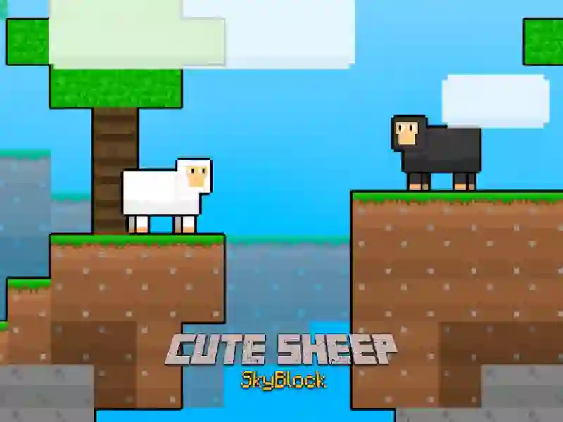 Cute Sheep Skyblock — free online game