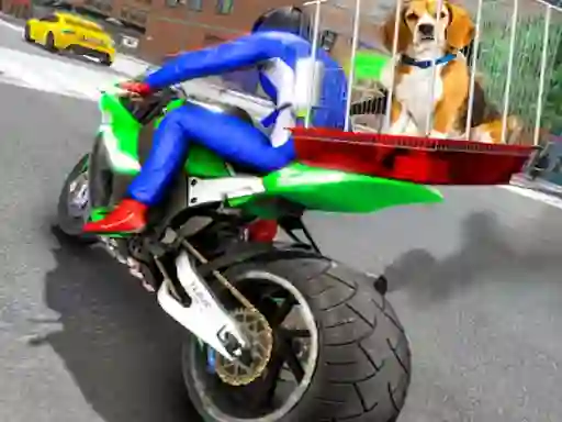 Motorcycle Pet Delivery — free online game