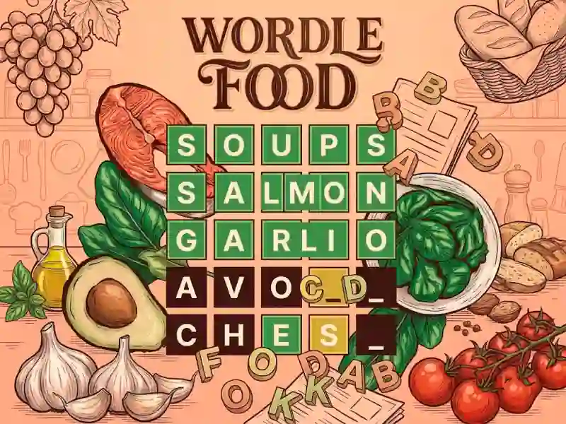 Wordle Food — free online game