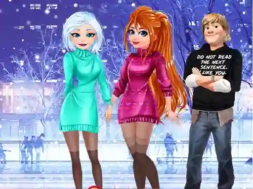 Sisters Winter Holiday Drama — free online game