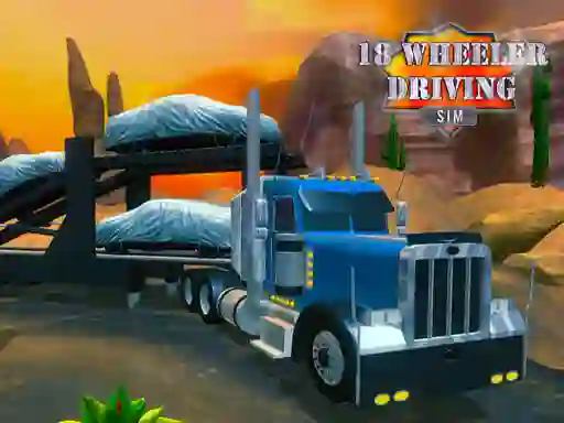 Lojë 18 Wheeler Driving Sim në internet