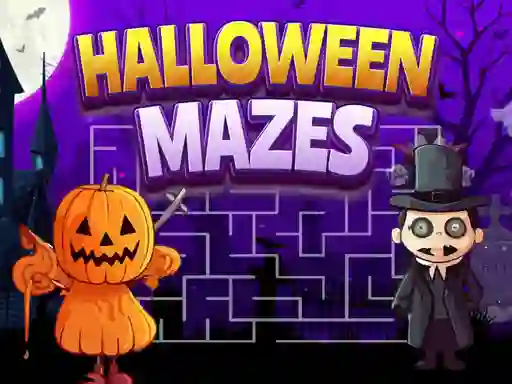 Halloween Mazes — free online game
