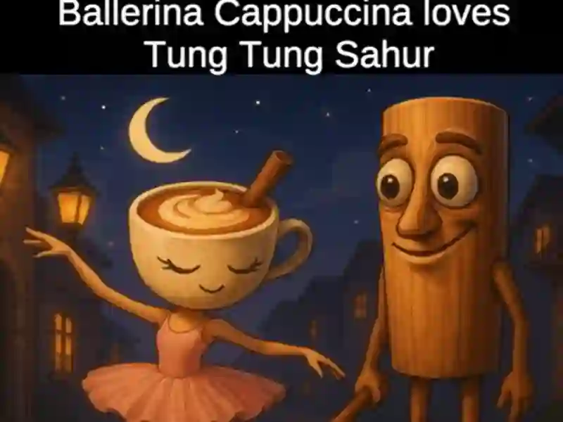 Ballerina Cappuccina loves Tung Tung Sahur — free online game
