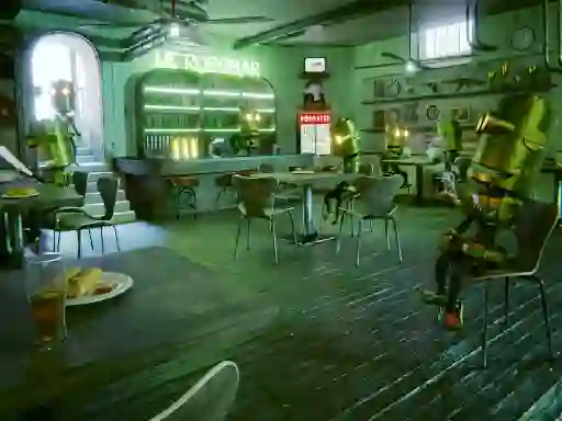 Robot Bar Find the Differences