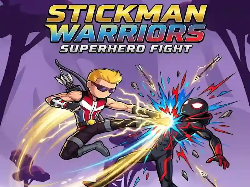 Stickman Warriors Superhero Fight — free online game