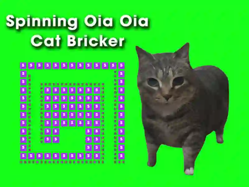 Spinning Uia Uia Cat Bricker — free online game