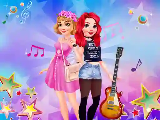 Princesses Music Stage — free online game