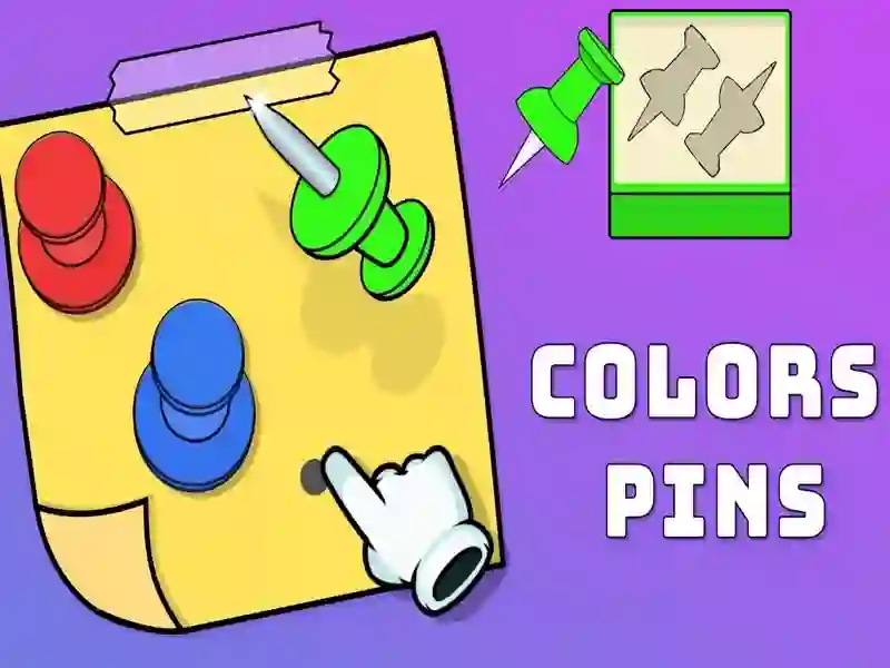 Colors pins — free online game