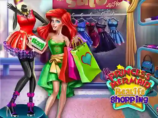 Princess Mermaid Realife Shopping — free online game
