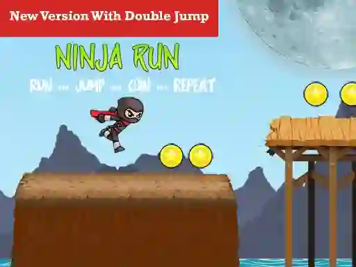 Ninja Run Double Jump — free online game