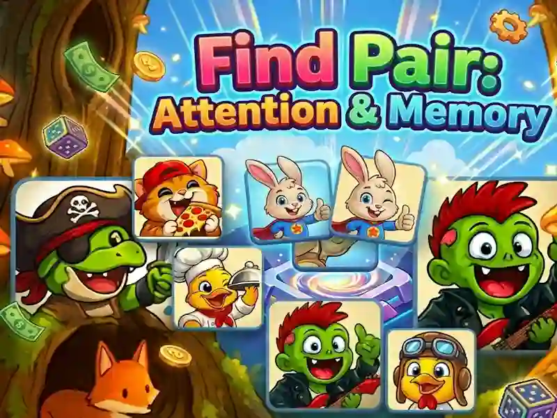 Find Pair: Attention & Memory — free online game
