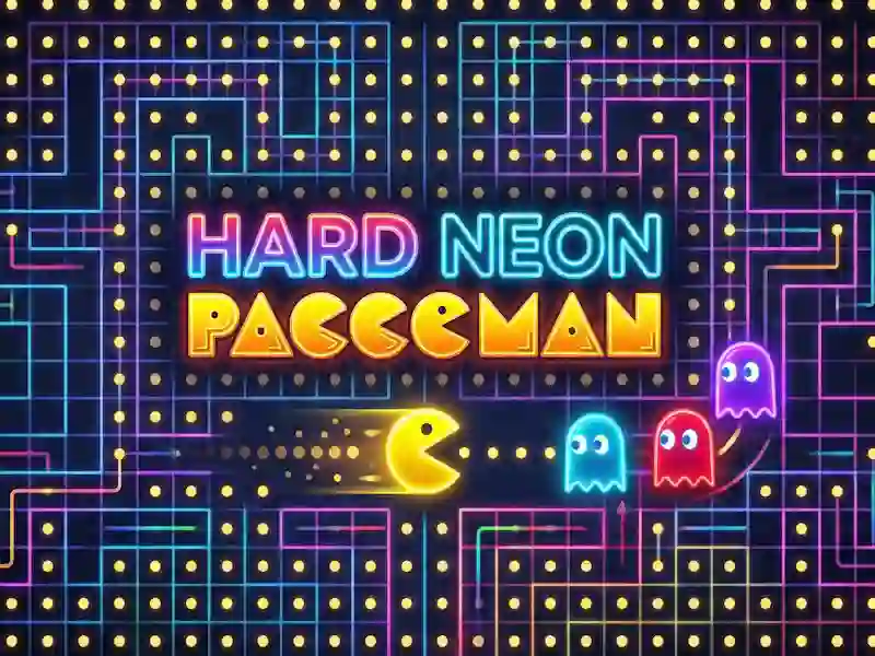 hard neon paccoman — free online game