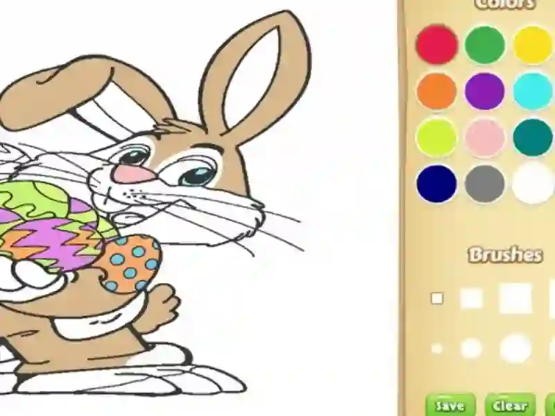 Easter Bunny Coloring Book for Kids — free online game