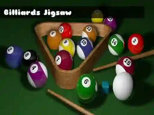 Billiards Jigsaw — free online game
