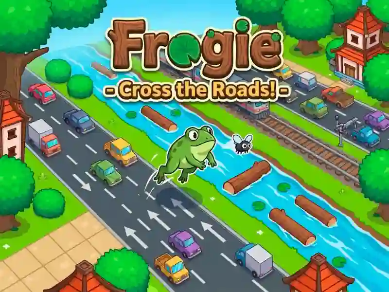 Frogie - Cross the Roads — free online game