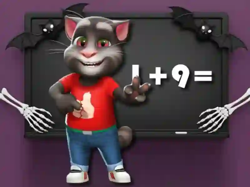 Mchezo Halloween Tom Math Challenge online
