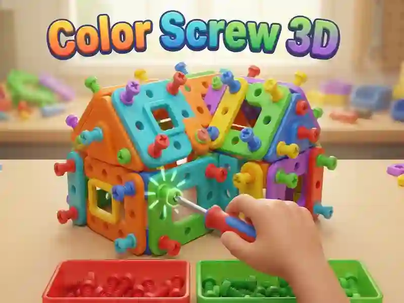 Гаме Color Screw 3D онлајн