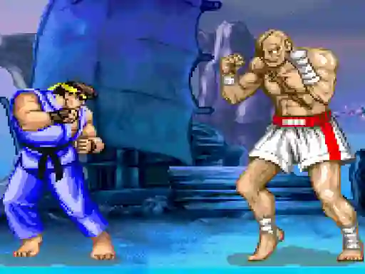 Street Fighter II Ryu vs Sagat — free online game