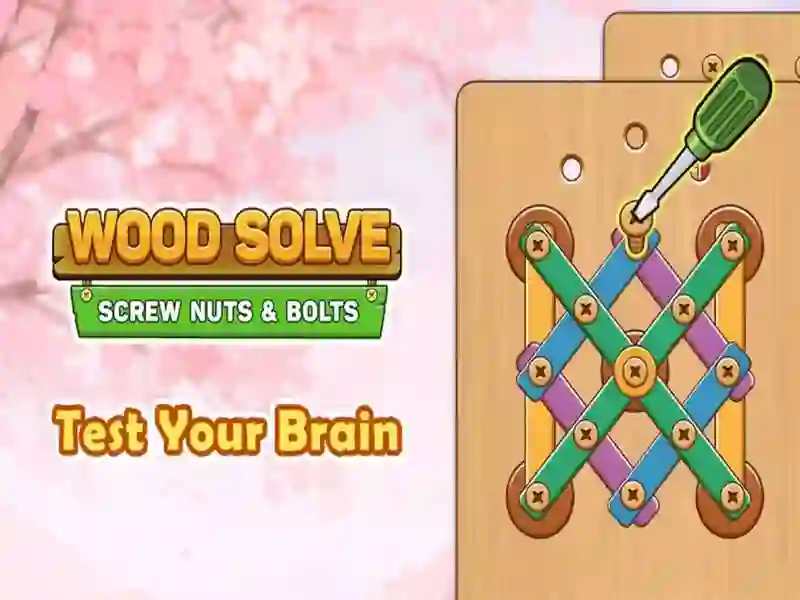 Screw Nuts & Bolts: Wood Solve — free online game