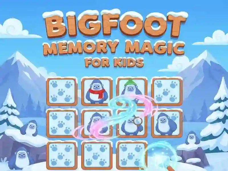Bigfoot Memory Magic For Kids — free online game