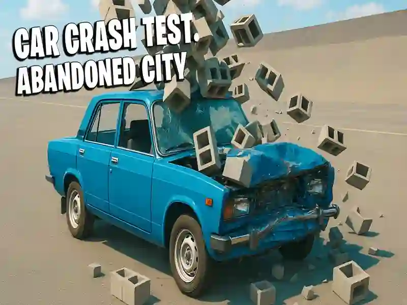 Car Crash Test Abandoned City — free online game