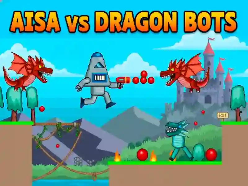 Peli Aisa Vs Dragon Bots verkossa