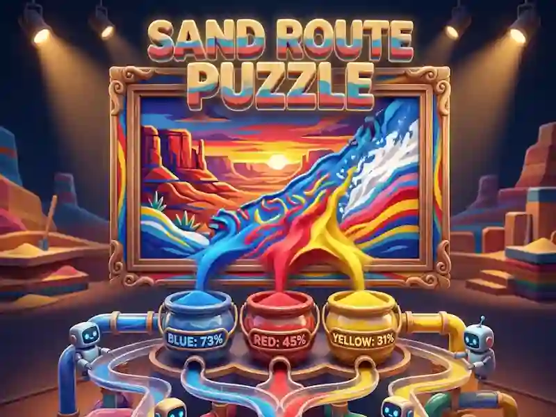 Sand Route Puzzle — free online game
