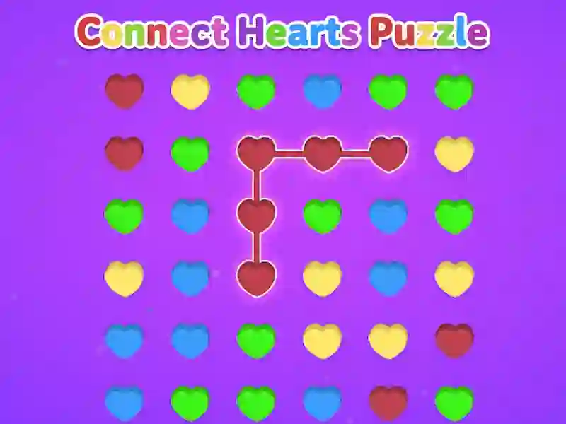 Connect Hearts Puzzle — free online game