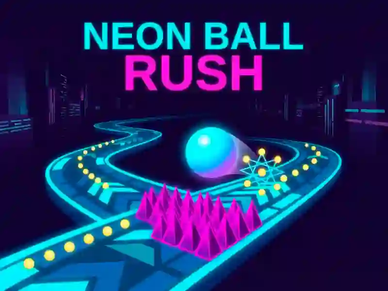 Neon Ball Rush — free online game