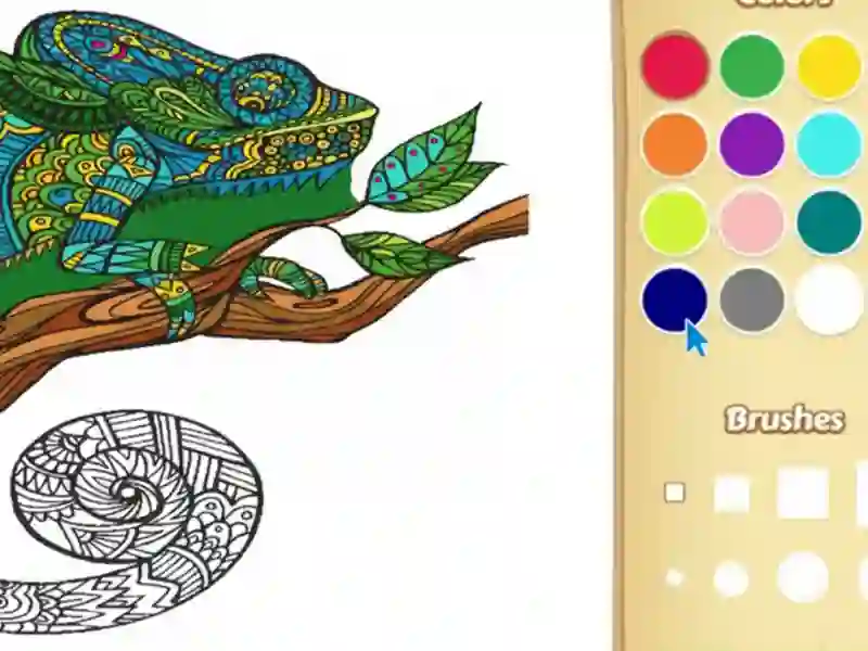 Adult Animal Coloring Book for Kids — free online game