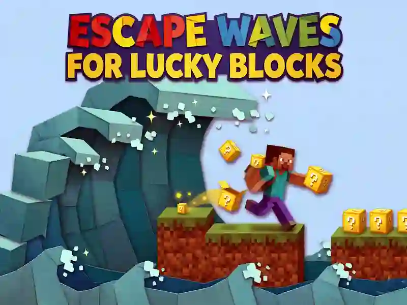Escape Waves for Lucky Blocks — free online game