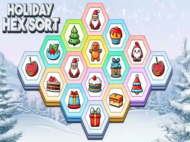Holiday Hex Sort — free online game