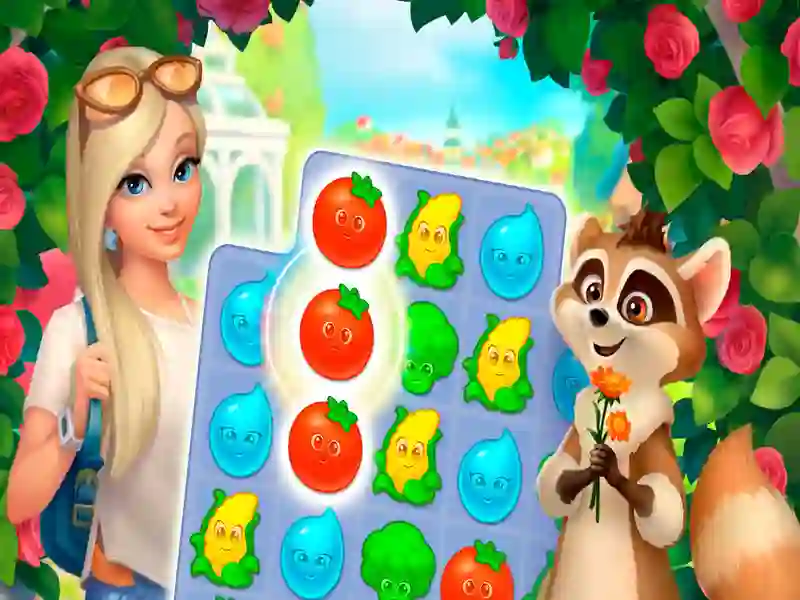 VegaMix Match-3 Village — free online game