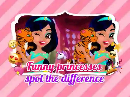 Funny Princesses Spot The Difference — free online game