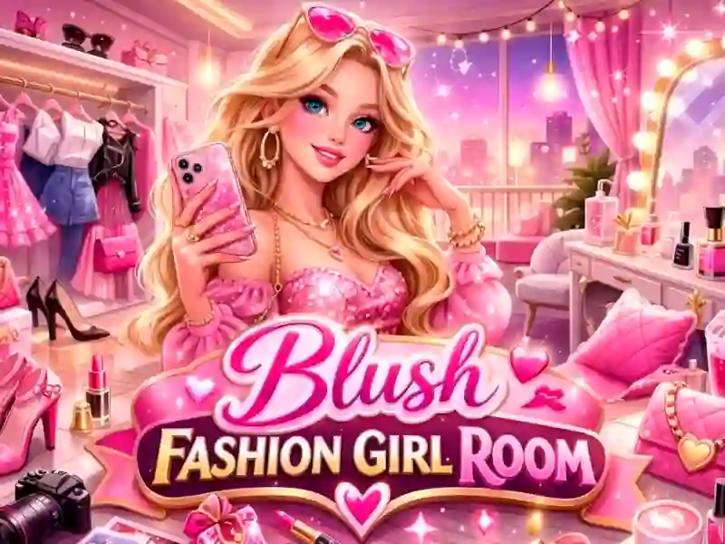 Blush Fashion Girl Room — free online game