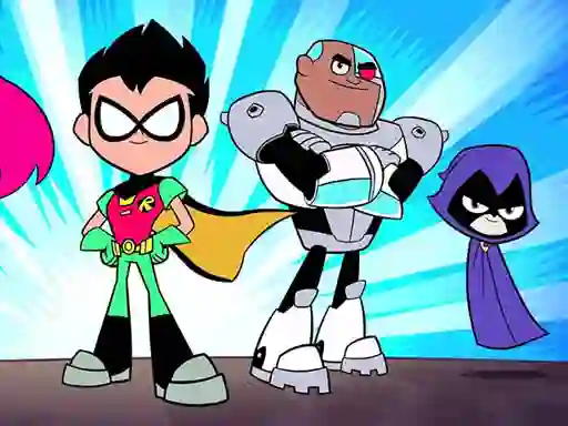 Teen Titans Jigsaw — free online game