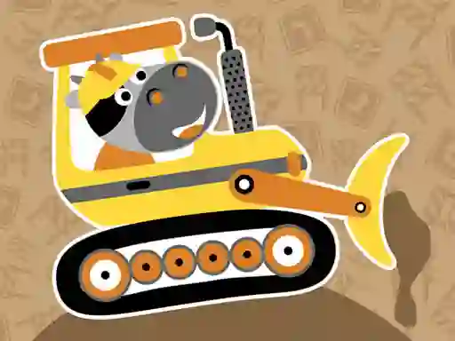 Construction Trucks Hidden — bezmaksas tiešsaistes spēle