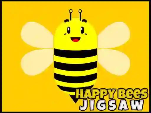 Happy Bees Jigsaw — free online game