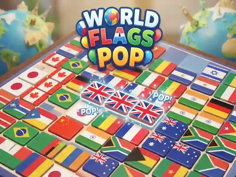 World Flags Pop — free online game